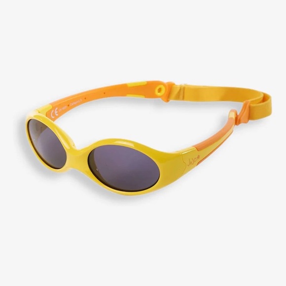 JoJo Maman Bébé Yellow Kids' Flexible Sunglasses with Straps. New in Box. - Picture 2 of 3